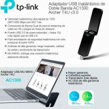 Adaptador Wi-Fi TP-Link Archer T4U Dual Band AC1300 1300Mbps