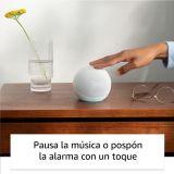 Parlante inteligente Amazon Echo Dot (5.ª generación, modelo de 2022) con reloj y Alexa | Azul Nube