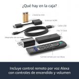 Amazon Fire TV Stick Ultra HD 4K con control remoto por voz Alexa (incluye control de TV)