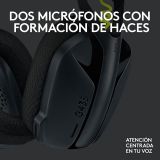 Audífonos Logitech G435 LIGHTSPEED y Bluetooth. Negro y amarillo