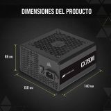 Fuente Corsair CX750M 80+ Bronze Semi Modular