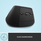 Mouse Logitech Lift Vertical Ergonómico Grafito