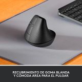 Mouse Logitech Lift Vertical Ergonómico para zurdos