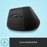 Mouse Logitech Lift Vertical Ergonómico para zurdos