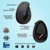 Mouse Logitech Lift Vertical Ergonómico para zurdos