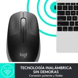 Mouse Logitech M190 inalámbrico Gris