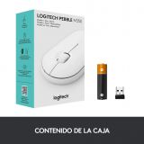 Mouse Logitech Pebble M350 Inalámbrico Blanco Crudo