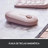 Mouse Logitech Pebble M350 Inalámbrico Rosado