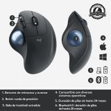 Mouse Logitech ERGO M575 Trackball Inalámbrico