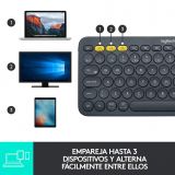 Teclado Logitech K380 Multi dispositivo Bluetooth. Blanco.