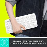 Teclado Logitech K380 Multi dispositivo Bluetooth. Blanco.