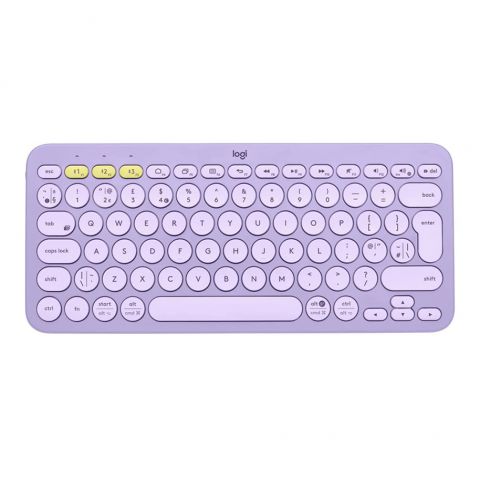 Teclado Logitech K380 Multi dispositivo Bluetooth. Lavanda