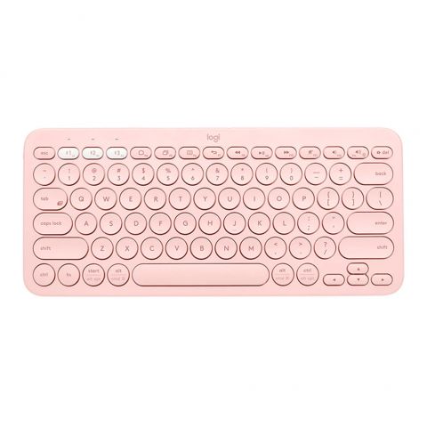 Teclado Logitech K380 Multi dispositivo Bluetooth. Rosado.