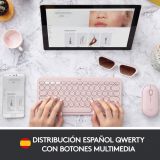 Teclado Logitech K380 Multi dispositivo Bluetooth. Rosado.