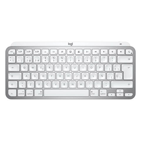 Teclado Logitech MX Keys MINI Gris pálido inalámbrico