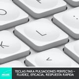 Teclado Logitech MX Keys MINI Gris pálido inalámbrico