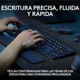 Teclado Logitech MX Keys S Grafito inalámbrico